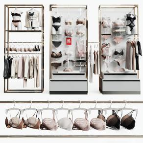 现代内衣服装店内衣展示柜